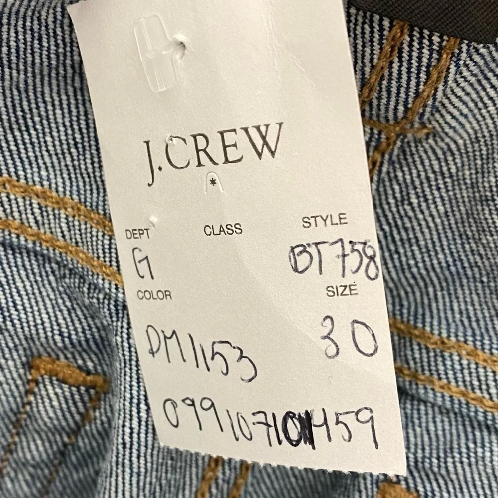 J. Crew Slim Wide Leg Jean in Brick Lane Wash BT758